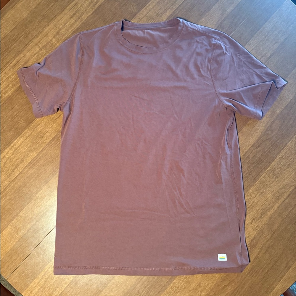 Vuori Men's Tuvalu Mauve T-Shirt XL